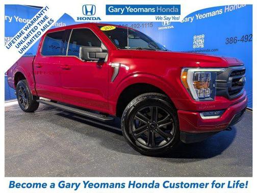 Rapid Red Metallic Tinted Clearcoat 2021 Ford F-150 XLT