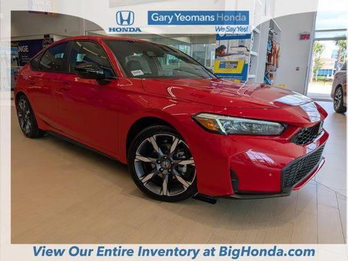 Rallye Red 2026 Honda Civic Hybrid Sport Touring