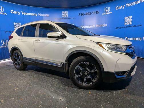 White Diamond Pearl 2018 Honda CR-V Touring
