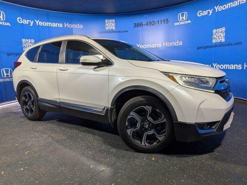 White Diamond Pearl 2018 Honda CR-V Touring