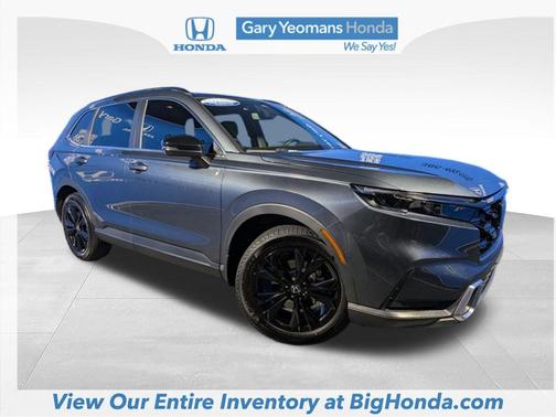 Gray 2025 Honda CR-V Hybrid Sport Touring AWD