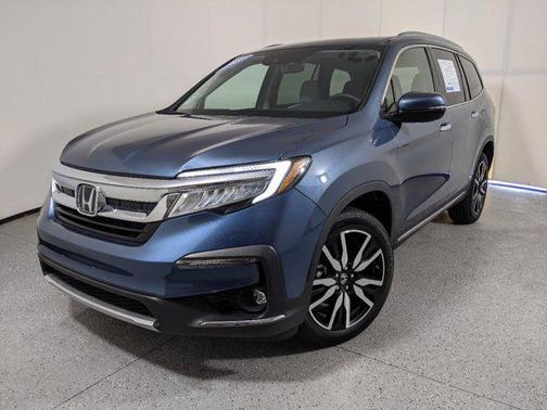 Blue 2021 Honda Pilot AWD Elite