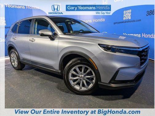 Lunar Silver Metallic 2024 Honda CR-V EX AWD