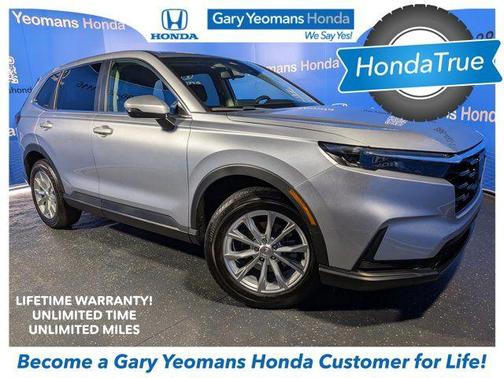 Lunar Silver Metallic 2024 Honda CR-V EX AWD