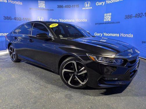 Crystal Black Pearl 2020 Honda Accord Sport 1.5T