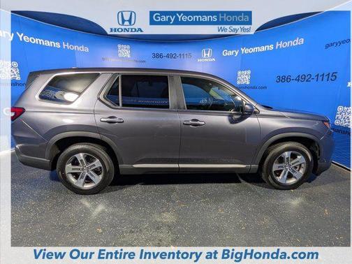 Modern Steel Metallic 2023 Honda Pilot AWD EX-L 7 Passenger