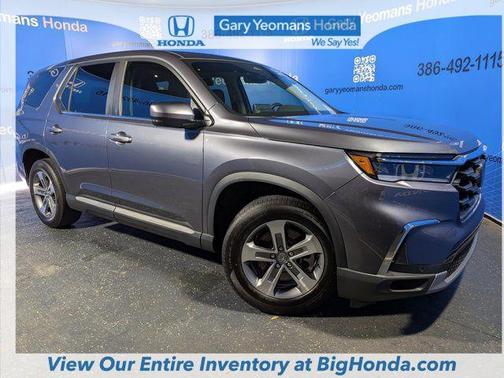 Modern Steel Metallic 2023 Honda Pilot AWD EX-L 7 Passenger