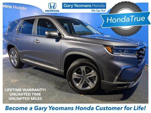 Modern Steel Metallic 2023 Honda Pilot AWD EX-L 7 Passenger