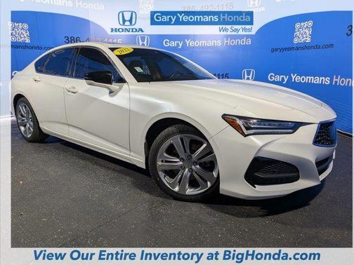 Platinum White Pearl 2022 Acura TLX Technology