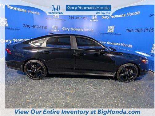 Crystal Black Pearl 2024 Honda Accord Hybrid Sport