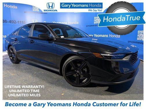 Crystal Black Pearl 2024 Honda Accord Hybrid Sport