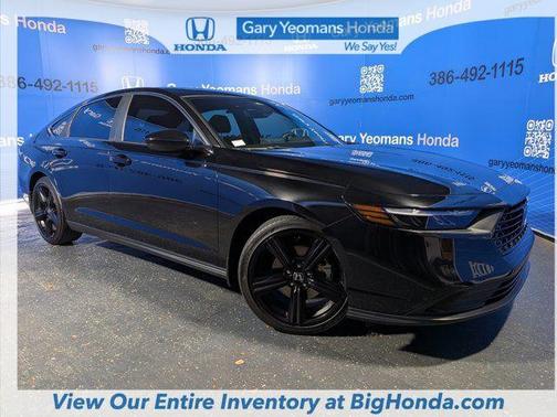 Crystal Black Pearl 2024 Honda Accord Hybrid Sport