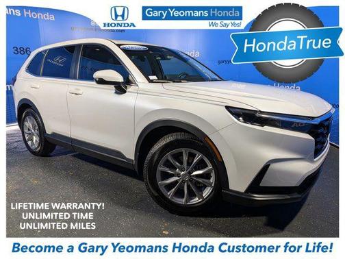 Platinum White Pearl 2023 Honda CR-V EX-L