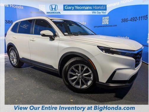 Platinum White Pearl 2023 Honda CR-V EX-L