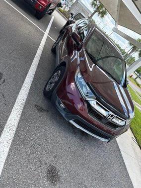 Basque Red Pearl II 2018 Honda CR-V EX-L