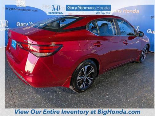 Scarlet Ember Tintcoat 2022 Nissan Sentra SV