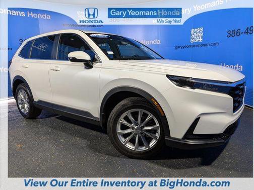 Platinum White Pearl 2025 Honda CR-V EX-L AWD