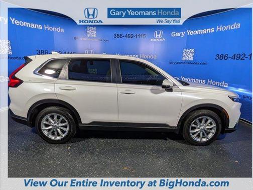 Platinum White Pearl 2025 Honda CR-V EX-L AWD