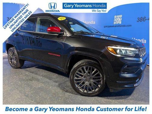 Diamond Black Crystal Pearlcoat 2023 Jeep Compass (RED) Edition 4x4