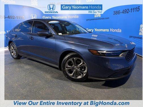 Canyon River Blue Metallic 2024 Honda Accord EX