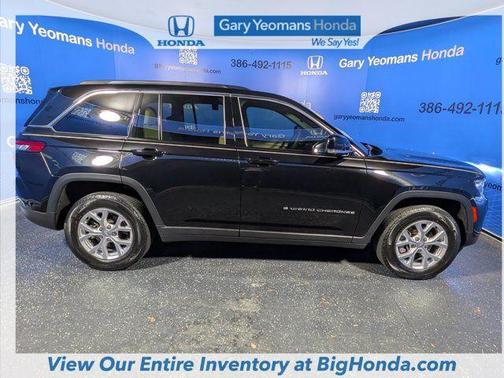 Diamond Black Crystal Pearlcoat 2023 Jeep Grand Cherokee Limited