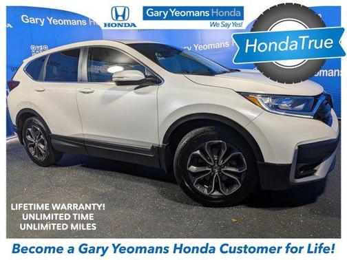 Platinum White Pearl 2021 Honda CR-V 2WD EX-L