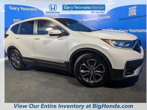 Platinum White Pearl 2021 Honda CR-V 2WD EX-L