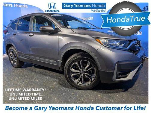 Gray 2021 Honda CR-V AWD EX-L