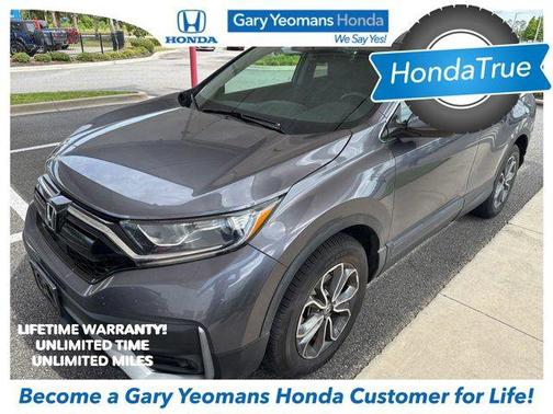 Gray 2021 Honda CR-V AWD EX-L