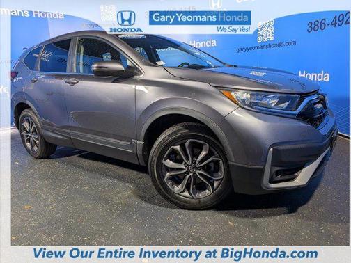 Gray 2021 Honda CR-V AWD EX-L