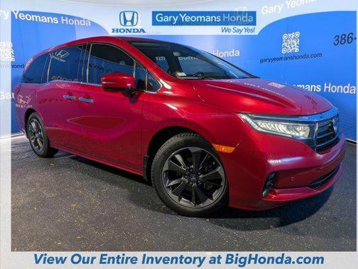 Radiant Red Metallic II 2024 Honda Odyssey Elite