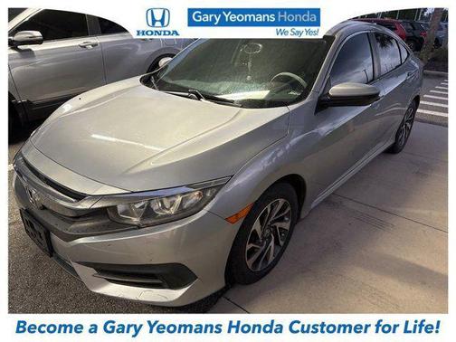 Lunar Silver Metallic 2016 Honda Civic EX