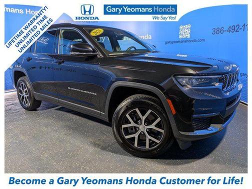 Diamond Black Crystal Pearlcoat 2025 Jeep Grand Cherokee L Limited