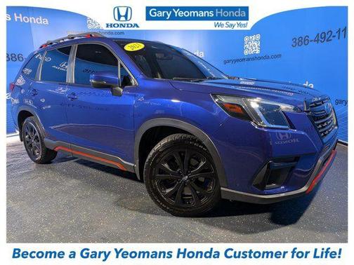 Sapphire Blue Pearl 2023 Subaru Forester Sport