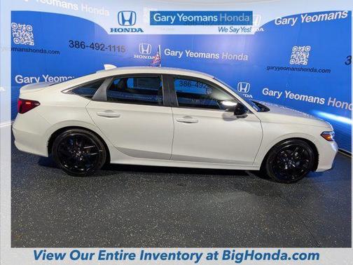 PLATINUM WHITE 2026 Honda Civic Sport