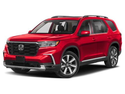 Radiant Red Metallic II 2025 Honda Pilot Touring 8-Passenger