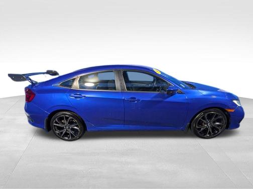 Aegean Blue Metallic 2019 Honda Civic Sport