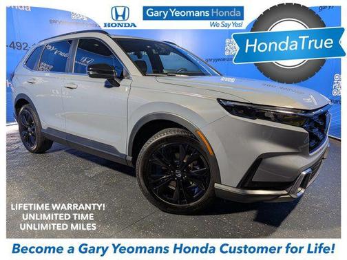 Gray 2025 Honda CR-V Hybrid Sport Touring AWD