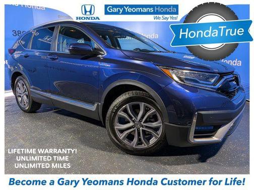 Obsidian Blue Pearl 2022 Honda CR-V Hybrid Touring