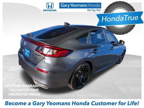 Gray 2026 Honda Civic Hybrid Sport