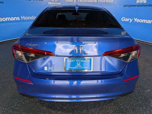 Aegean Blue Metallic 2022 Honda Civic LX