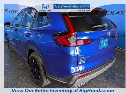 Blue 2024 Honda CR-V Hybrid Sport AWD
