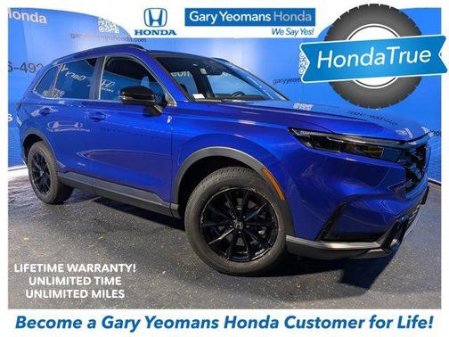 Blue 2024 Honda CR-V Hybrid Sport AWD