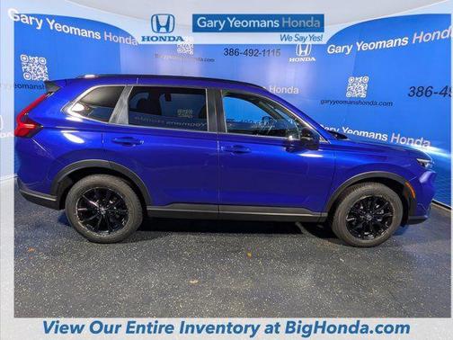 Blue 2024 Honda CR-V Hybrid Sport AWD