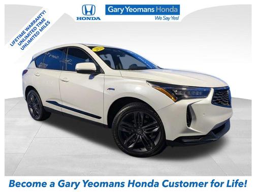 Platinum White Pearl 2022 Acura RDX A-Spec Package