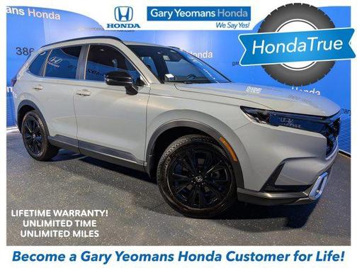 Gray 2025 Honda CR-V Hybrid Sport Touring AWD