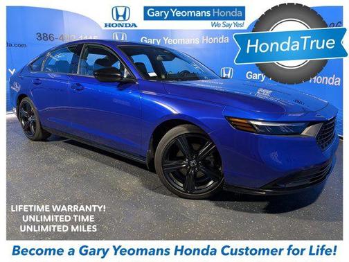 Still Night Pearl 2024 Honda Accord Hybrid Sport-L