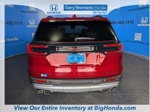 Volcanic Red Tintcoat 2025 GMC Acadia FWD Elevation
