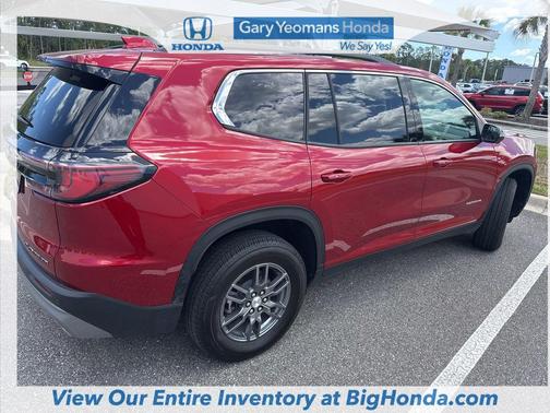 Volcanic Red Tintcoat 2025 GMC Acadia FWD Elevation