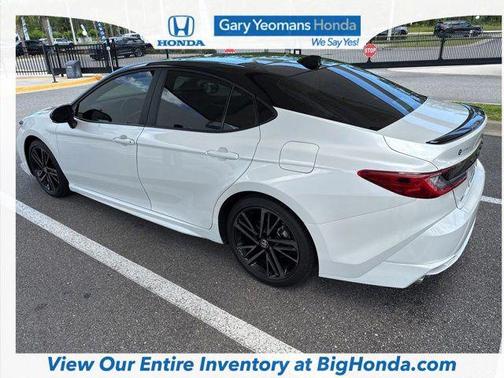 Midnight Black Metallic 2025 Toyota Camry XSE